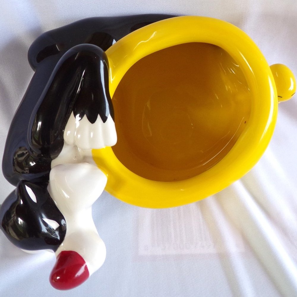 Warner Bros Sylvester And Tweety Bird Planter Bowl - Picture 7 of 7